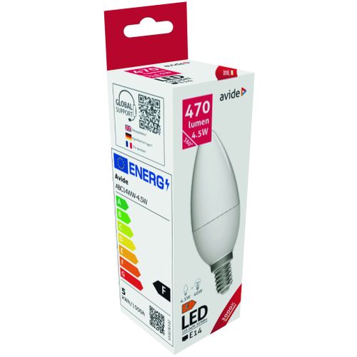 Avide žarulja LED Candle E14 4,5W  slika 2