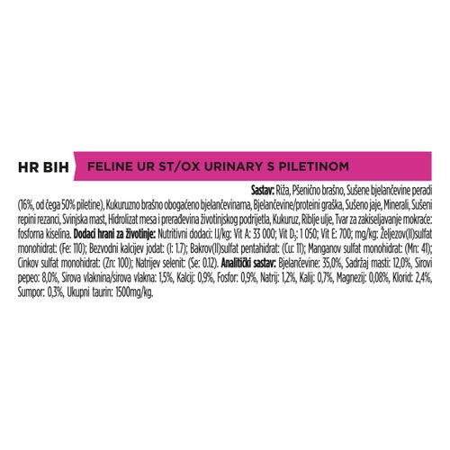 PRO PLAN VETERINARY DIETS UR Urinary, za otapanje i sprječavanje nastanka struvita, 4x1,5kg  slika 3