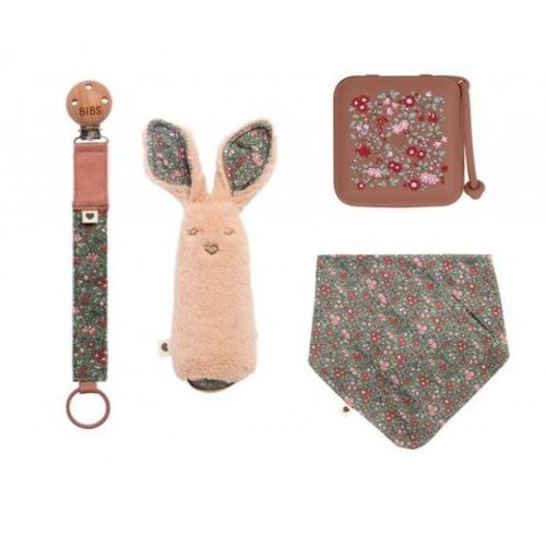 BIBS x Liberty X-MASS poklon set Chamomile Lawn Woodchuch slika 2