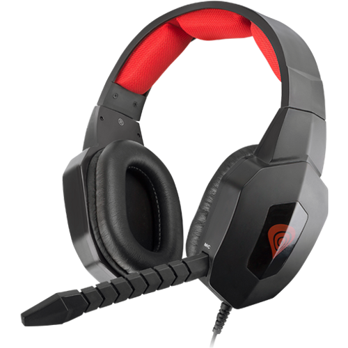 GENESIS H59, Gaming Headset with Volume Control, Detachable Microphone, 3.5mm Stereo, Black/Red slika 1