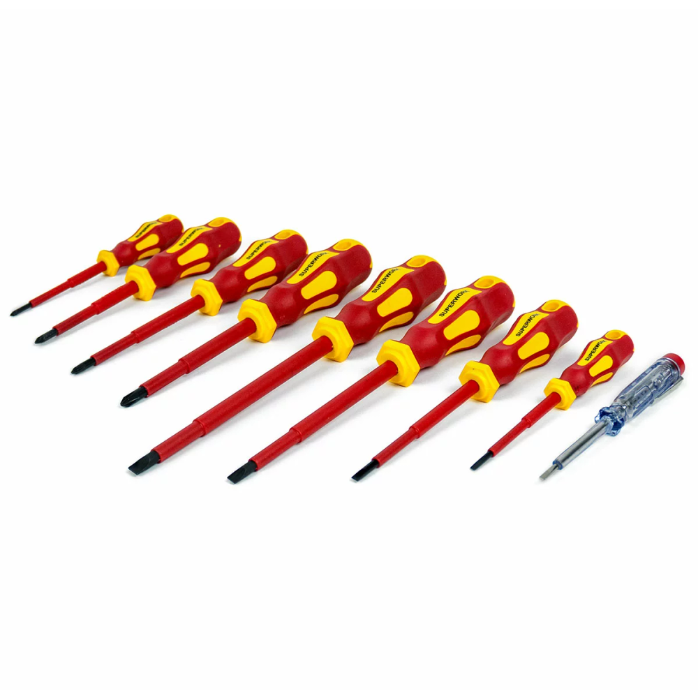 WEBER set VDE odvijača u PVC kovčegu, 9 komada  slika 2