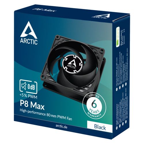 ARCTIC P8 MAX 80mm PWM ventilator s 4-pinskim priključkom slika 3