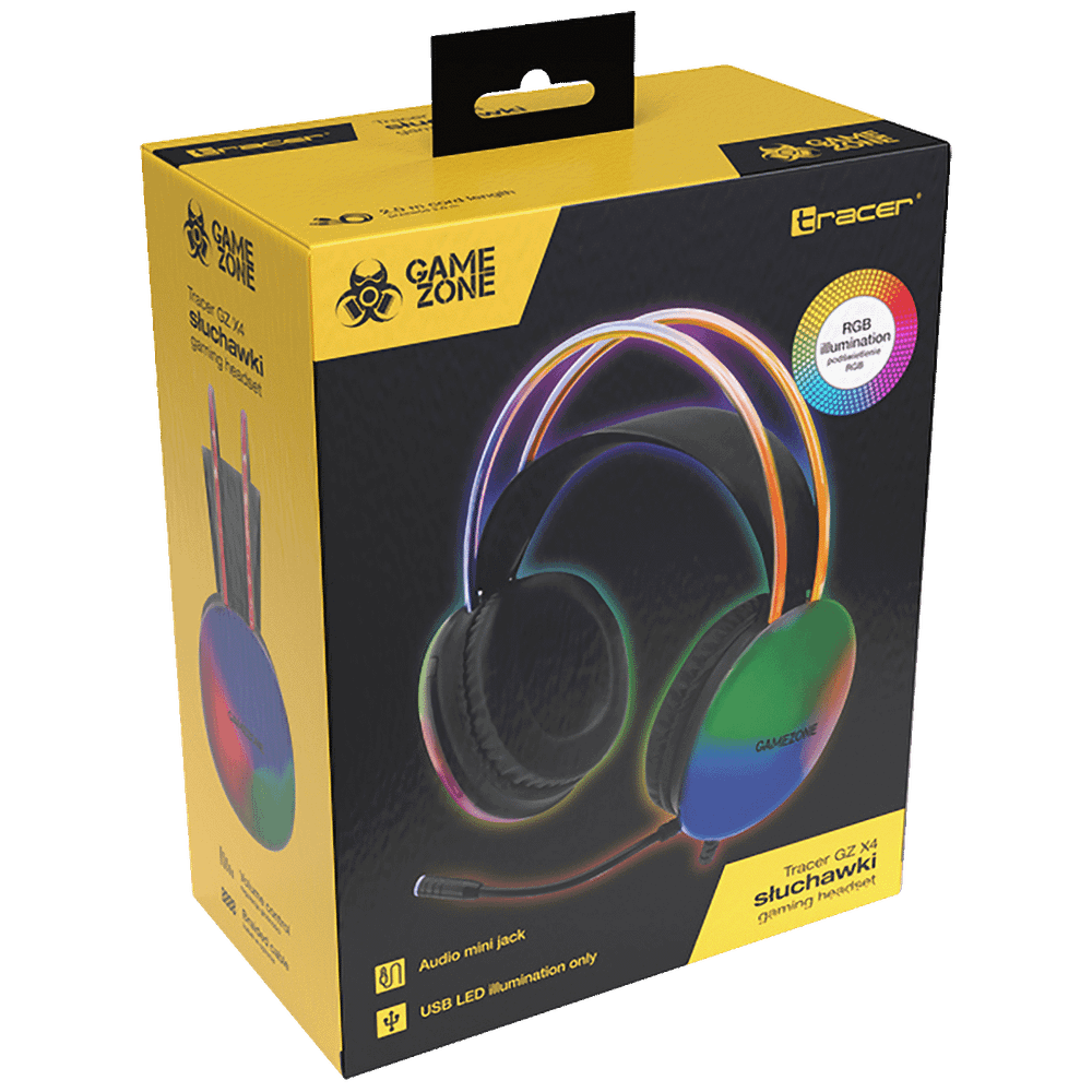 Tracer Slušalice sa mikrofonom GAMEZONE GZ X4 / gaming, stereo, RGB  slika 6