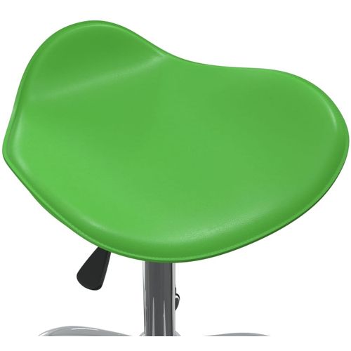 Salonski stolac od umjetne kože zeleni slika 32