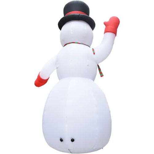 Božićni snjegović na napuhavanje LED IP44 600 cm XXL slika 38