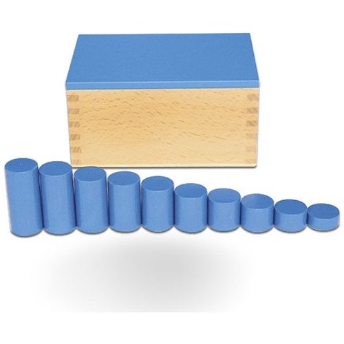 Montesori Kutija sa cilindrom plava slika 1