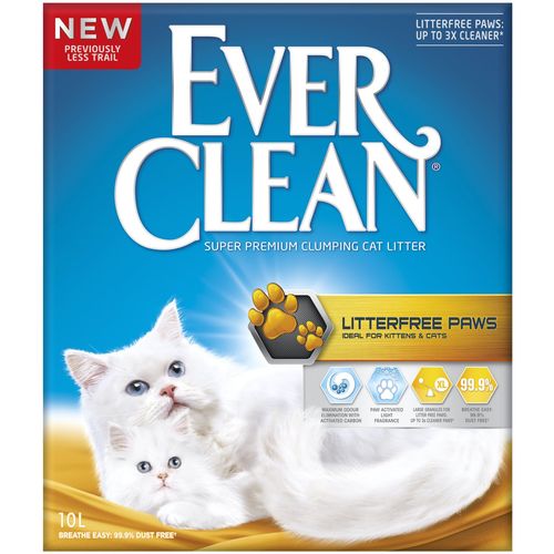 Ever Clean Pijesak za mačke Litterfree Paws, grudajući, mirisni, 10 L slika 1