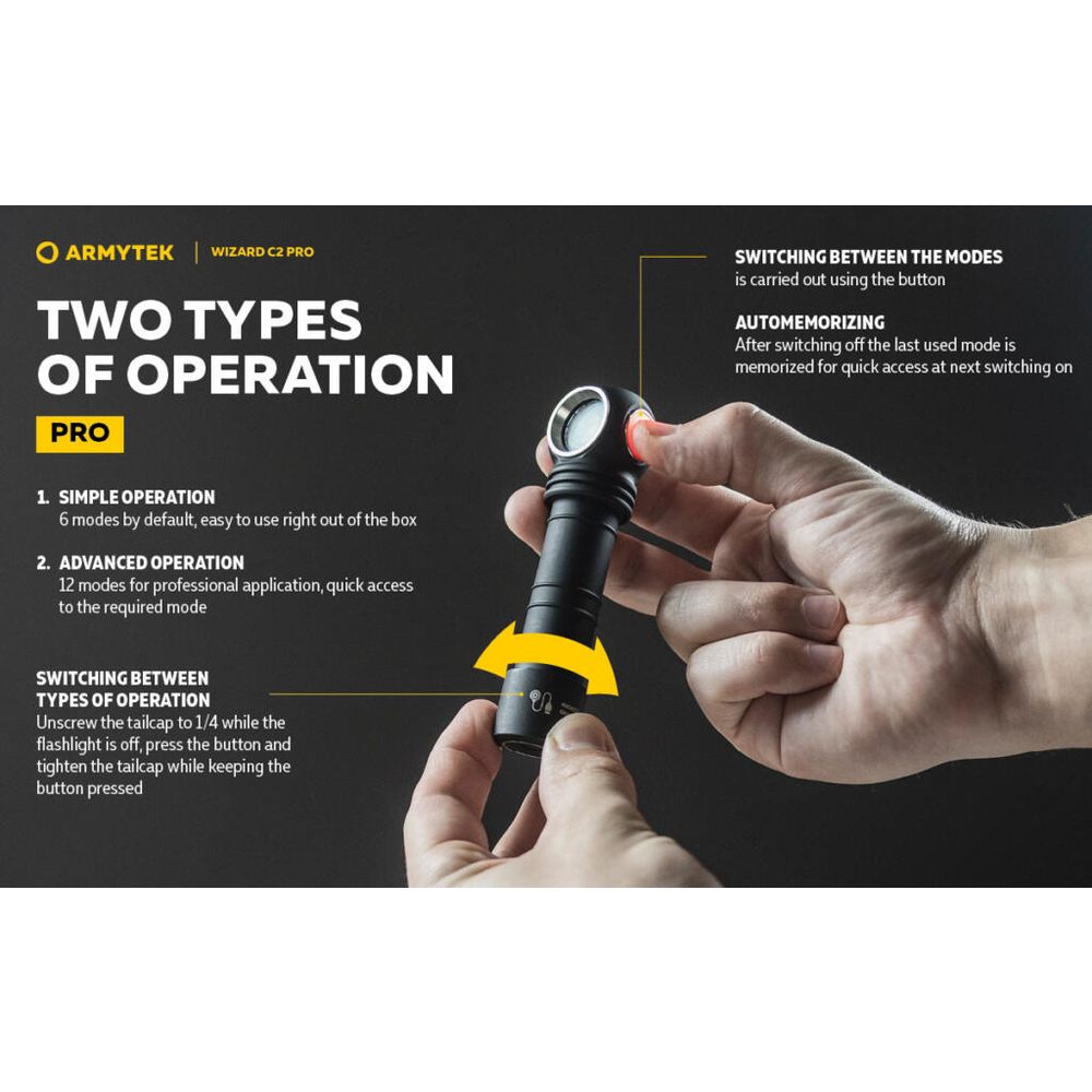 Armytek Baterijska lampa Wizard C2 Pro slika 28