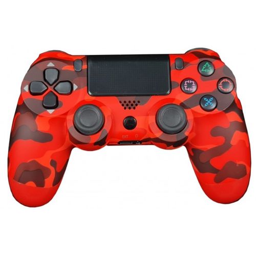 JPD-Wireless-Thrillershock PC/PS4 CAMO RED Gembird Bezicni gamepad sa dvostrukom vibracijom slika 1