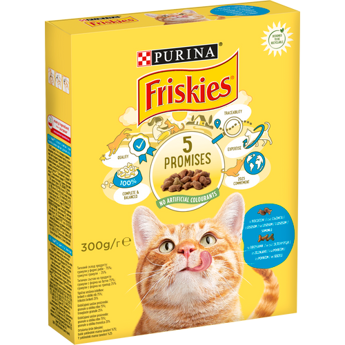 Friskies® Adult, s lososom i s povrćem, 300 g  slika 1