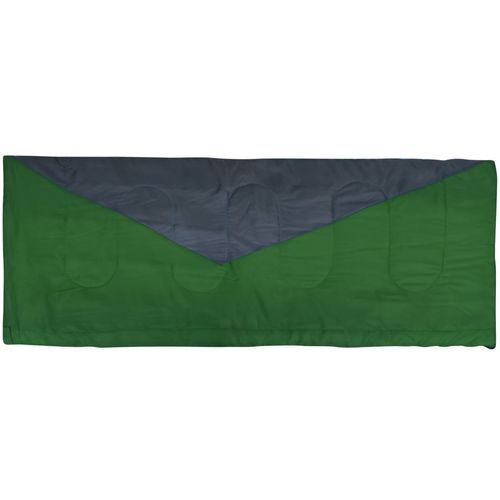 Lagane pravokutne vreće za spavanje 2 kom zelene 1100 g 10 ℃ slika 4