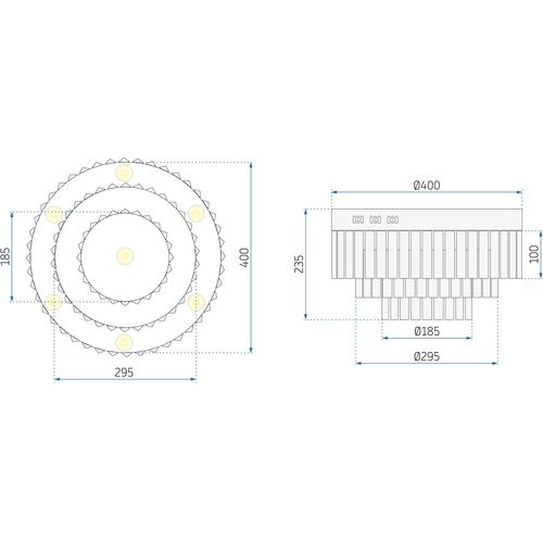 TOOLIGHT Kristalna svjetiljka Luster App780-7c slika 15