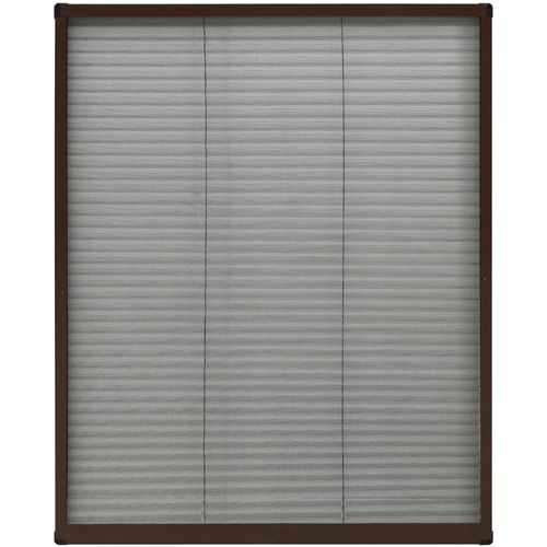 Zaslon protiv insekata za prozore aluminijski smeđi 60 x 80 cm slika 13