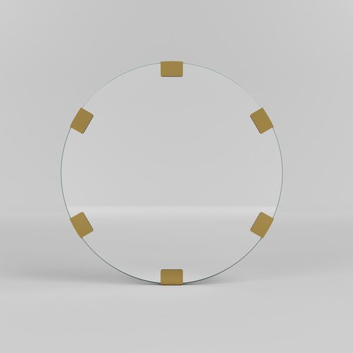 Chakra Mirror - Gold Gold Decorative Mirror slika 6