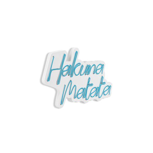 Hakuna Matata - Blue Blue Decorative Plastic Led Lighting slika 8