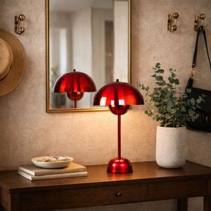 Stolna Lampa Eylul - 15681 - B - L, Crvena