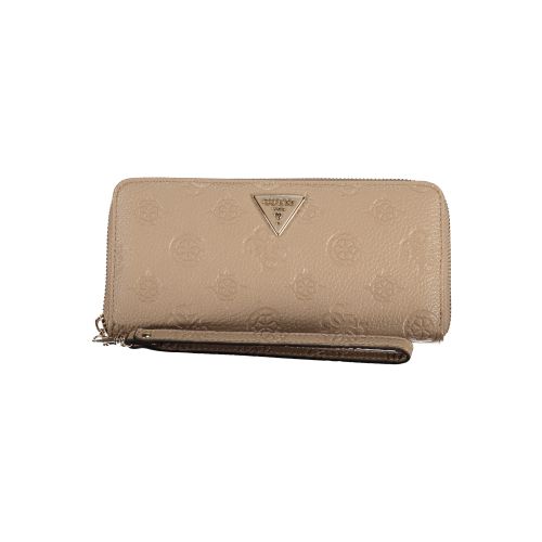 GUESS JEANS WOMEN'S WALLET BEIGE slika 1