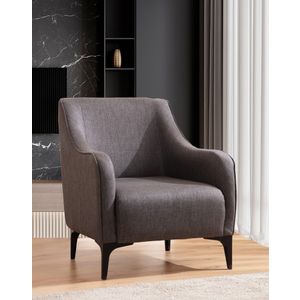 Atelier Del Sofa Fotelja, Tamno siva, Belissimo - Dark Grey