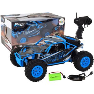 Off-road Rally auto na daljinsko upravljanje 1:24 plavi