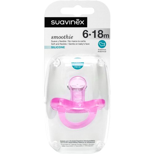 Suavinex Varalica Silikonska 6/18M Roze slika 3