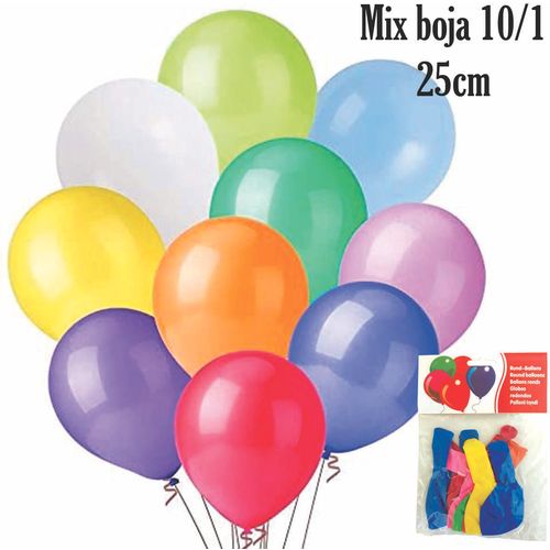 Baloni Mix boja 25cm 10/1 383752 slika 1