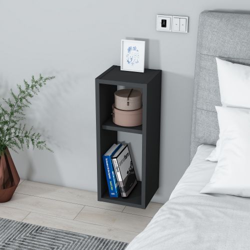 Klaus - Anthracite Anthracite Nightstand slika 2