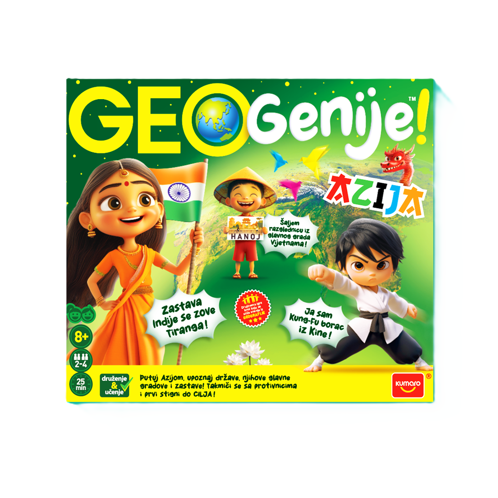 Kumaro Društvena igra Geo Genije! - Azija slika 1