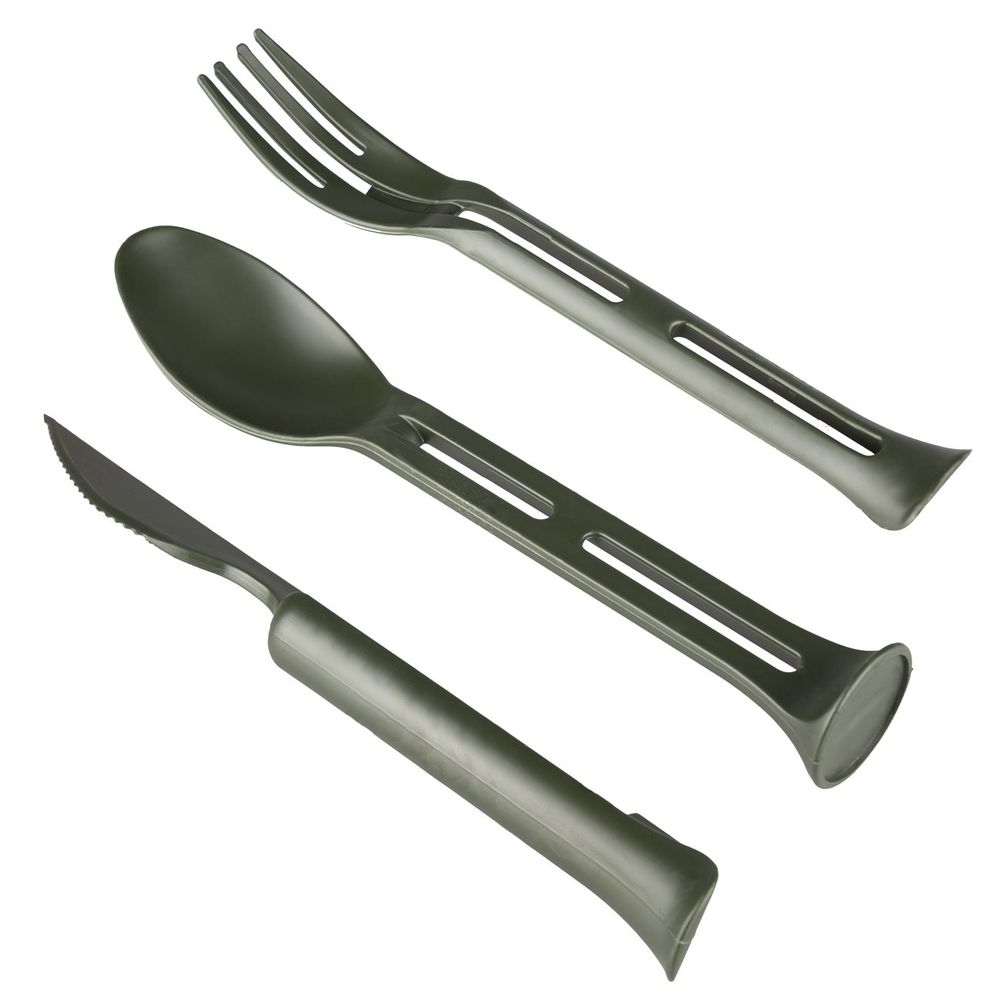 Evolite Set kašika, viljuška i nož Combo Cutlery, Khaki slika 1