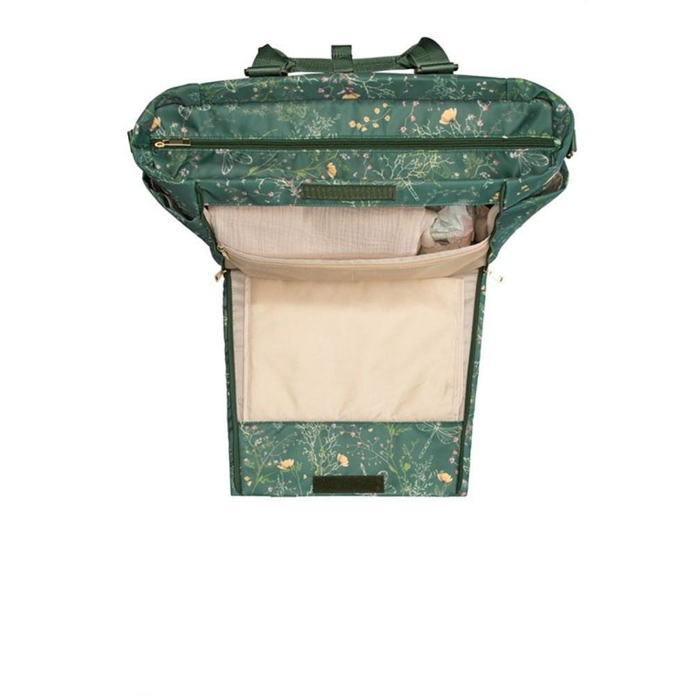 Kikka Boo Torba za mamu Florence, Secret Garden Green slika 7