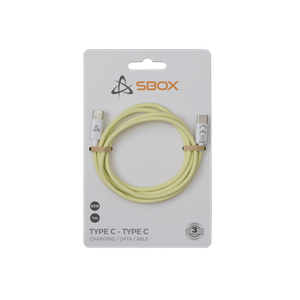 SBOX Kabl USB TYPE C - USB TYPE C M/M / 1 m, žuti