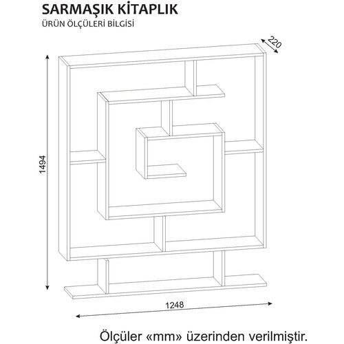 Sarmaşık - White White Bookshelf slika 4