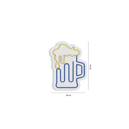 Beer Glass - BlueYellow BlueYellow Decorative Plastic Led Lighting slika 9