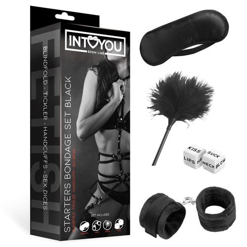 Intoyou Starters Bondage 4 dijelni komplet - Roza slika 1