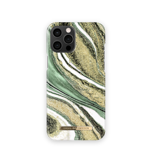 iDeal of Sweden Maskica - iPhone 12 Pro Max - Cosmic Green Swirl