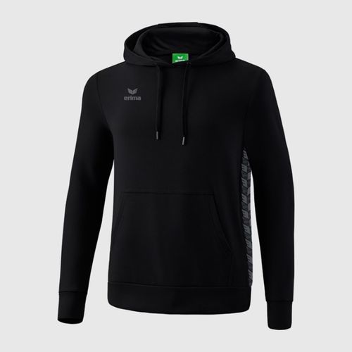 Hoodie Erima Essential Team Crna/Škriljasto Siva slika 1