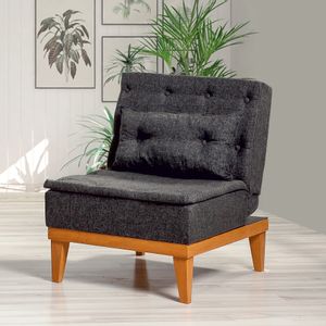 Fuoco Berjer - Anthracite Anthracite Wing Chair