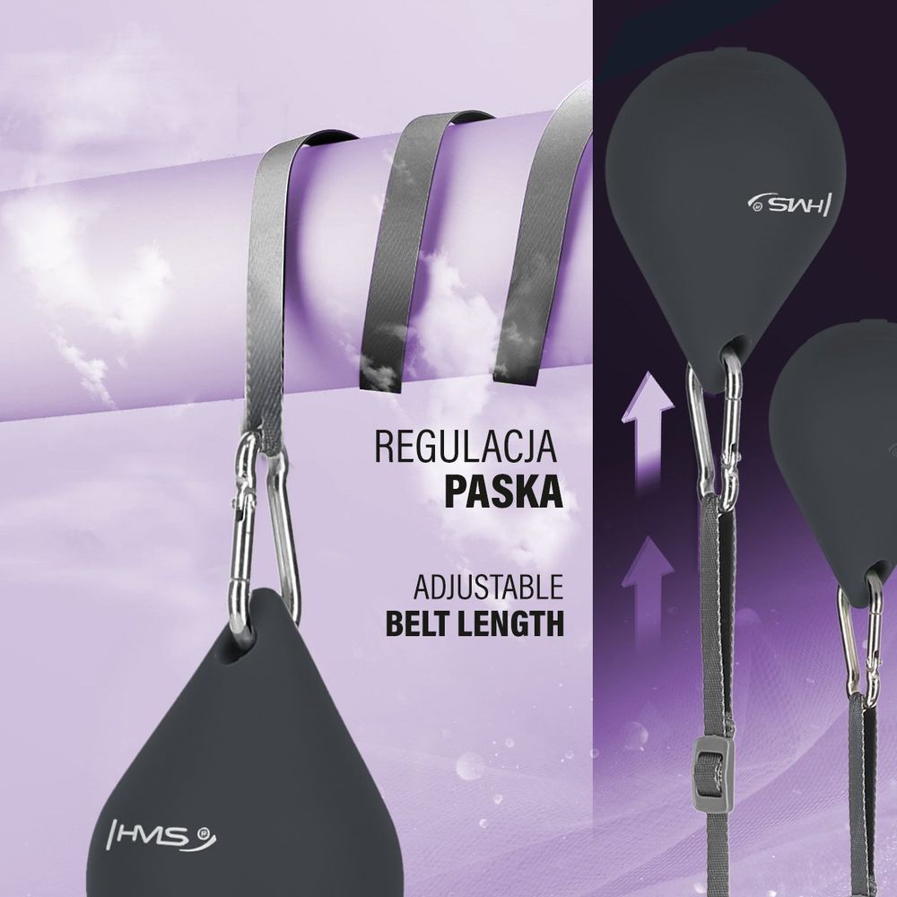 Hhm15 hula hoop crni magnetski s utegom + brojačem hms slika 6