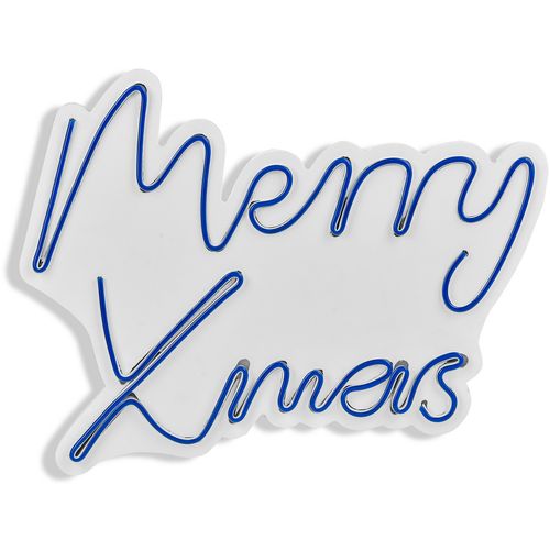 Wallity Ukrasna plastična LED rasvjeta, Merry Christmas - Blue slika 6