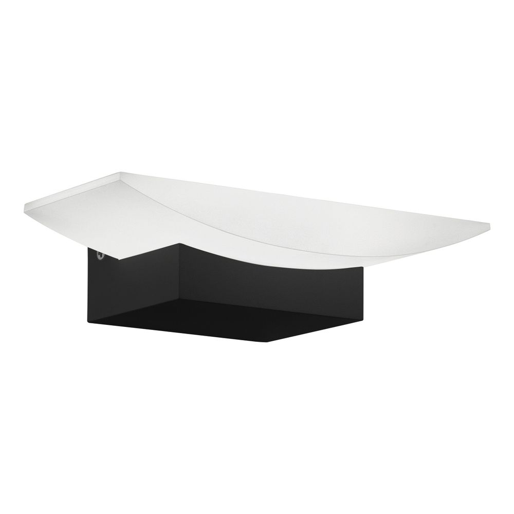 Eglo zidna rasvjeta metrass led 1x5,6w 3000k 680lm crno/satensko v:105mm slika 1