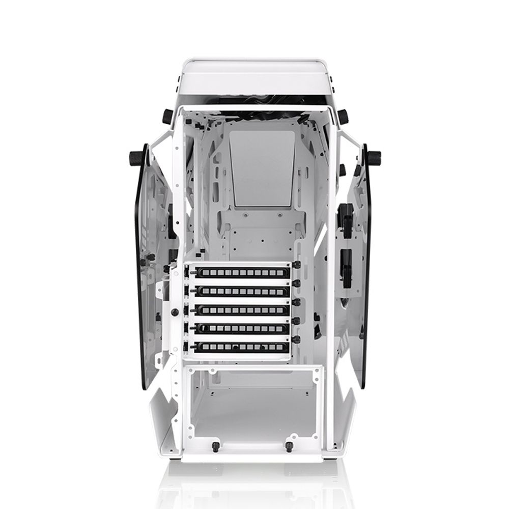 Thermaltake AH T200 SnowmATX, 2x TG panels, white slika 5