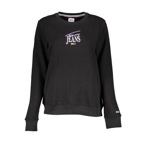 TOMMY HILFIGER SWEATSHIRT WITHOUT ZIP WOMAN BLACK slika 1