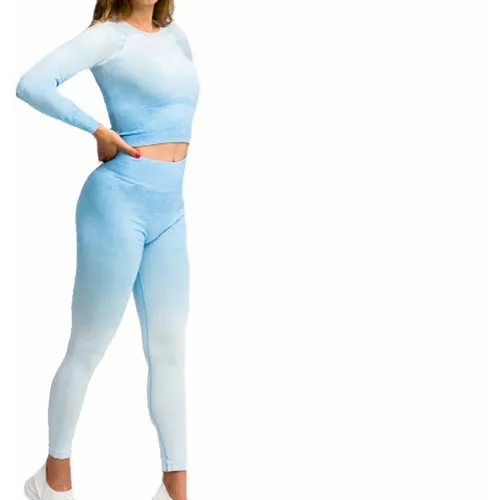 Gymhero leggins ombre leg-babyblue slika 8