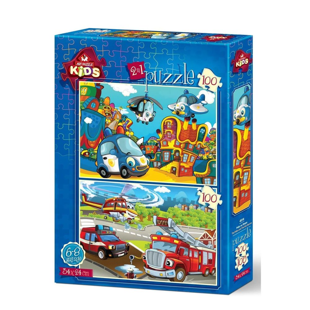 Art Puzzle 2u1 Policija i vatrog slika 1
