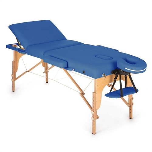 KLARFIT Mt 500 stol za masažu, Plava slika 9