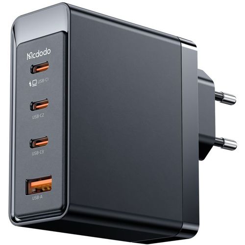 MCDODO CH-5141 SET 100W ZIDNI Punjač USB-C x3 + USB-A + KABL 100W TIP-C, 2m slika 12