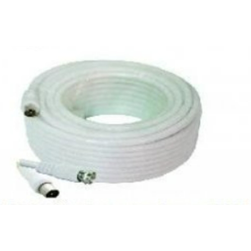 KABL-COAX-RG6/15 white (X553)** koaksialni kabl RG6 konektor F-male/IEC, conduct.18%, 6.5mm 15m (200 slika 1