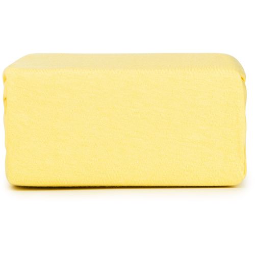 Pamučna plahta s gumicom Svilanit Lyon yellow 120x200 cm slika 3