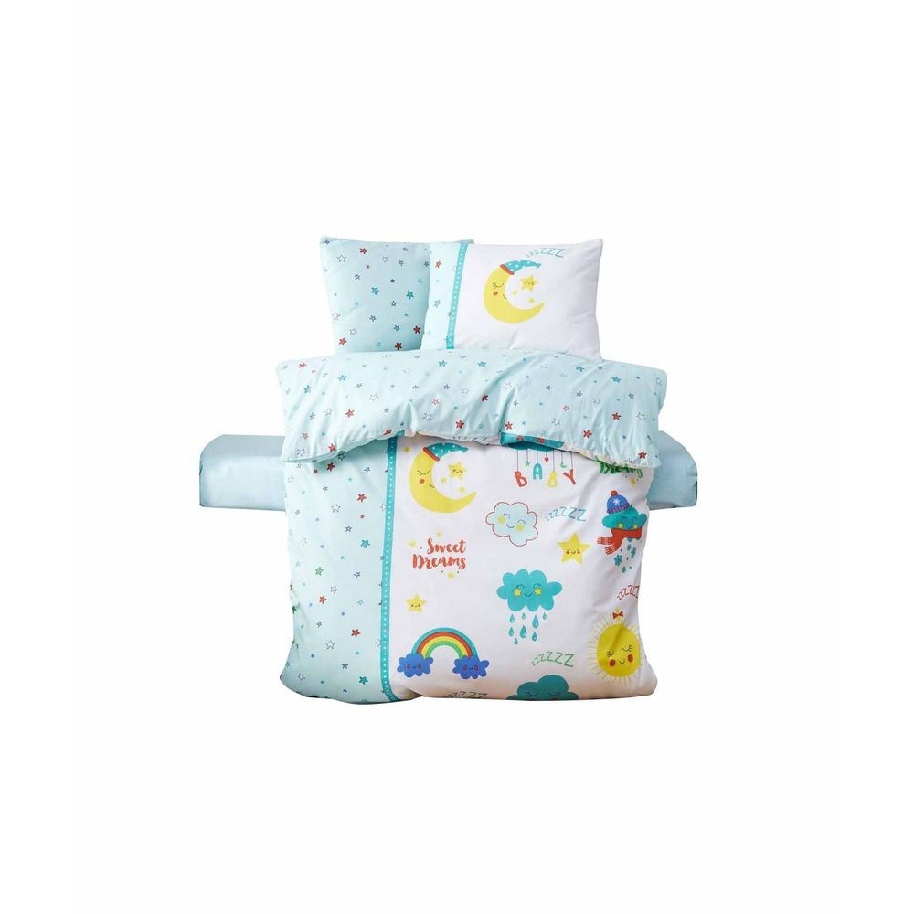 Ranforce Baby Quilt Cover Set Tatlı Rüyalar slika 2
