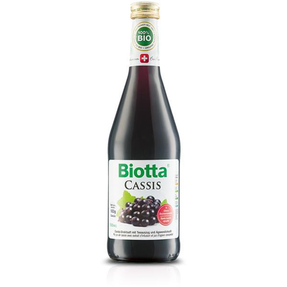 BIOTTA SOK CRNA RIBIZLA 500ML slika 1