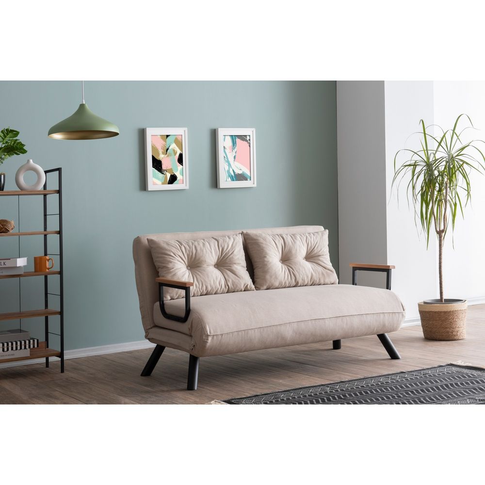 Dvosjed Sofa na Razvlačenje Sando v2 - boja: krem slika 2
